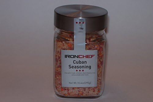 IronChef Cuban Seasoning for Meat, Chicken, Black Beans, Rice, Salsa, Salads and more (10.4 oz)