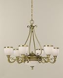 South Haven Collection Aged Brass 32 Wide Chandelier