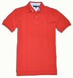 Tommy Hilfiger Classic Fit Men Polo T-shirt (L, Red)