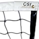 CSI 32' Varsity Volleyball Net -- 40' Top Poly Braid Cable
