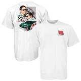 #88 Dale Earnhardt Jr. White Amped Up T-shirt