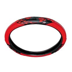 Red Fire Dragon Steering Wheel Cover