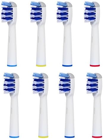 8 pcs Replacement Brush Heads Compatible with Oral-B Electric Toothbrush - Model EB-30A - Works with all Oral B Brush Handles (except for Sonic models) - by FolksCare(TM)