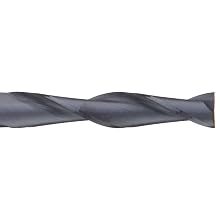 Precision Twist E6302V Carbide Square Nose End Mills, Inch, Extra Long Length, Straight Shank, TiAlN Finish, Roughing Cut, For Use With Cast Iron, Nickel/Nickel Alloys, Steel/Steel Alloys, Titanium/Titanium Alloys