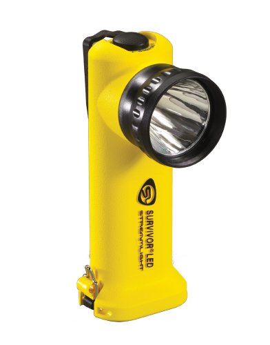  Streamlight 90512 Survivor LED Flashlight with AC Fast Charger, Yellow 