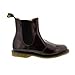 Dr. Martens Women's Flora Leather Chelsea Boot, Cherry Red Arcadia, 3 UK/5 M US