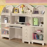 Market Square Cannonsburg Desk with Hutch And Bookcases