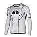 Afoxsos Men's Long Sleeves Crewneck Super Hero The Flash T-Shirt