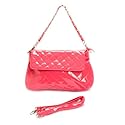 Pink Maya Small Quilted Chain Strap Purse Handbag