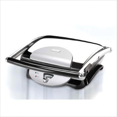 DeLonghi Retro Collection Panini Grill, Black & Stainless Steel