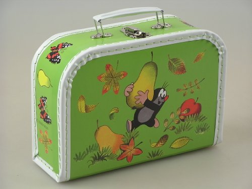 Papp – Kinderkoffer der Kleine Maulwurf grün 25cm