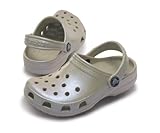 Crocs - Kids Unisex Classic Iridescent Clog Kids Shoes, Size: 3 M US Little Kid, Color: Stucco/Stucco