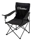 On The Edge Marketing OTE-810017 Cadillac Logo Black Folding Chair by On The Edge Marketing