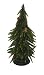 18 Artificial Evergreen Glitter Christmas Tree with Pinecones and Base #MC 5870 18 Artificial Evergreen Glitter Christmas Tree with Pinecones and Base #MC 5870