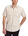 Cubavera Men's Short Sleeve Two Pocket Linen Cotton Shirt