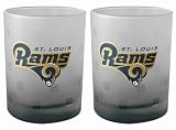 St. Louis Rams Frosted Rocks Glass (13.5-Ounce, Set of 2)