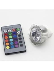 Home Improvement: SUPERNIGHT? MR16 RGB LED Blub 3W Energy Saving DC 12V Low Voltage Safe RGB LED Spotlight Colorful LED Light for Festival Decoration Funny LED Gift for Kids - ebestrade