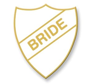 Bride - Old School Vintage Style Enamel Badge