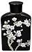 Unique Oriental Home D&eacute;cor Accessory Gift Idea - 12" Japanese White Plum Blossom on Black Porcelain Tea Caddy Jar