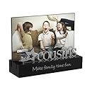 Malden Cousins Desktop Expressions Frame with Silver Word Attachment, 4 by 6-Inch