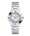 GUESS? Women's Silver-Tone Crystal Accented Watch #95469L