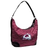 NHL Colorado Avalanche Team Color Quilted Hobo