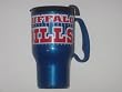 BUFFALO BILLS 16 oz. Thermal Hot / Cold TRAVEL MUG with Snap-On Lid (includes a swivel opening)