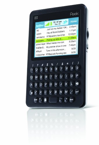 TwitterPeek Mobile Tweeting Device with Lifetime Service Included (Gray)