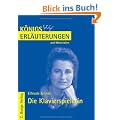 K�nigs Erl�uterungen und Materialien, Bd.471, Die Klavierspielerin
