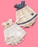 First Impressions Baby Girl Love Note Denim Dress Set