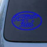 AMERICAN IDOL - Vinyl Car Decal Sticker #A1578 | Vinyl Color: Blue