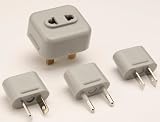 VCT VM 10S - Universal Plug Adapter Kit for International Travel - 4 Plug Adaptors Cover Most Foreign Countries