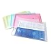 Rapesco 0696 Popper Wallet - Foolscap, with Press Stud Closure. Assorted Colours (Pack of 5)