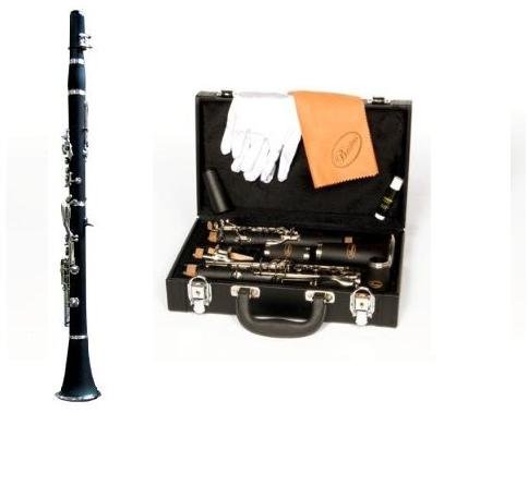 Barcelona B Flat Student Clarinet with Case and Accessories – Black