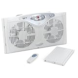 Bionaire Remote Twin Window Fan, BW2100R-U
