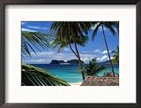 El Nido Pangulasian Island El Nido, Palawan, Philippines Framed Photographic Poster Print by John Borthwick, 22x17