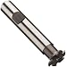 Niagara Cutter CVS130 Convex Radius Shank Type Cutter, High Speed Steel, Uncoated (Bright), Weldon Shank, 3/4" Cutter Diameter, 6 Flutes, 1/32" Radius