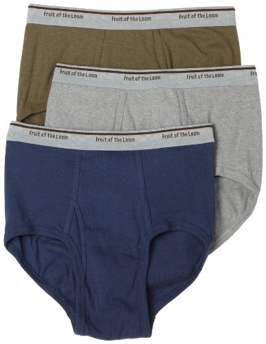 Fruit of the Loom Men's Rugged Brief 3-Pack