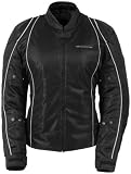 Fieldsheer Breeze 3.0 Womens Motorcycle Jacket Black/Black/Grey Medium-Tall M-Tall 6013-0105-95