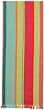 Durable Hand Woven 100% Cotton Colorful Blue and Orange Striped Table Runners 12x72 Inches Set of Two