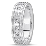 0.40ctw Diamond 14K Gold Mens Wedding Band (7mm)
