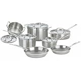 Cuisinart MCP-12 MultiClad Pro Stainless Steel 12-Piece Cookware Set
