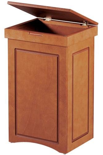 Single Wastebin/hamper With Collar