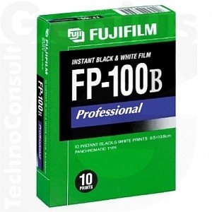 Fujifilm FP-100B - Black & white instant film - ISO 100 - 10 sheets