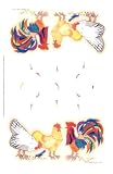 Cathy Ray's Chickens - Fresh, Original Design on a Pure Cotton Kitchen Towel Cathy Ray's Chickens - Fresh, Original Design on a Pure Cotton Kitchen Towel