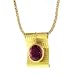 Jewelry : 22K Gold King Tutankhamun Scroll Necklace by Suz Andreasen, MADE IN AMERICA