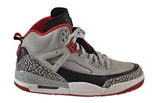 jordan spizike red black grey white