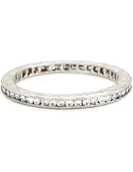 Sethi Couture "Simple Elegance" White Diamond Channel Set Band , Size 7