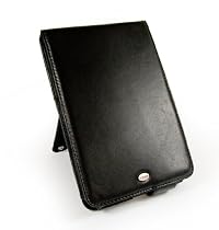 Tuff-Luv Napa Leather case cover for Amazon Kindle 2 / Global Wireless - Black (Flip style + stand)