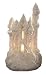 DecoGlow Seaside Villa Collection 8-Inch x 5-Inch Sand Castle Tea Light Candle Holder